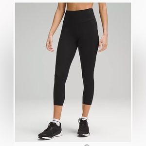 Lululemon Fast and Free High Rise Crop 23”